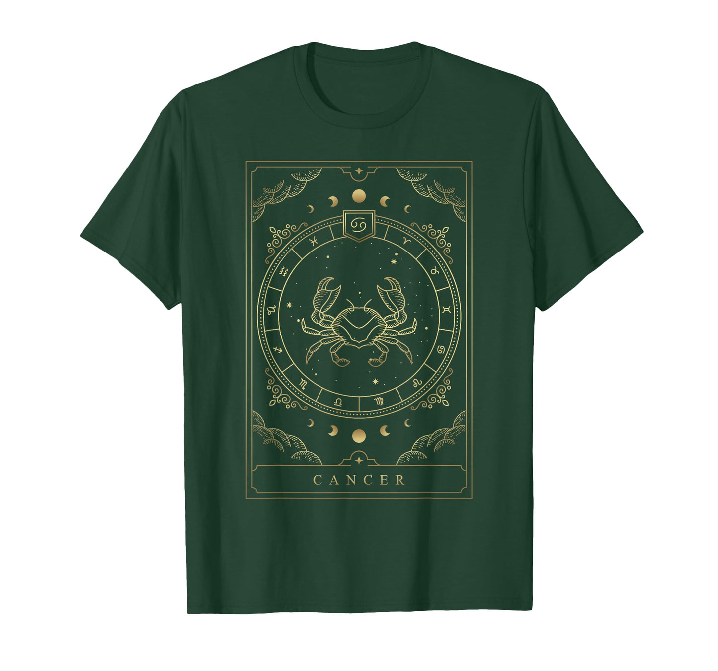 Cancer Horoscope And Zodiac Constellation Symbol T-Shirt