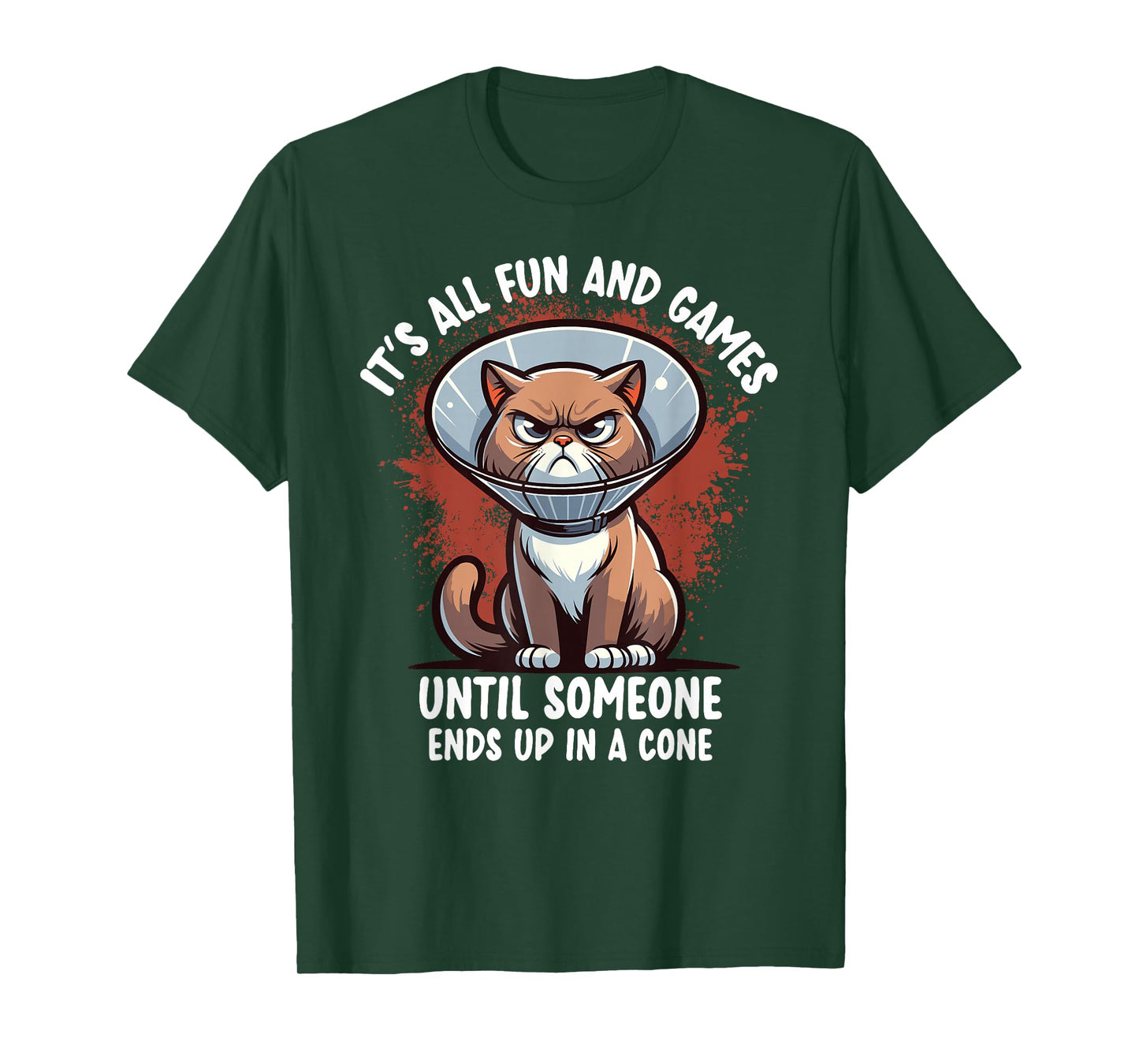It’s all fun and games until someone ends up in a cone T-Shirt