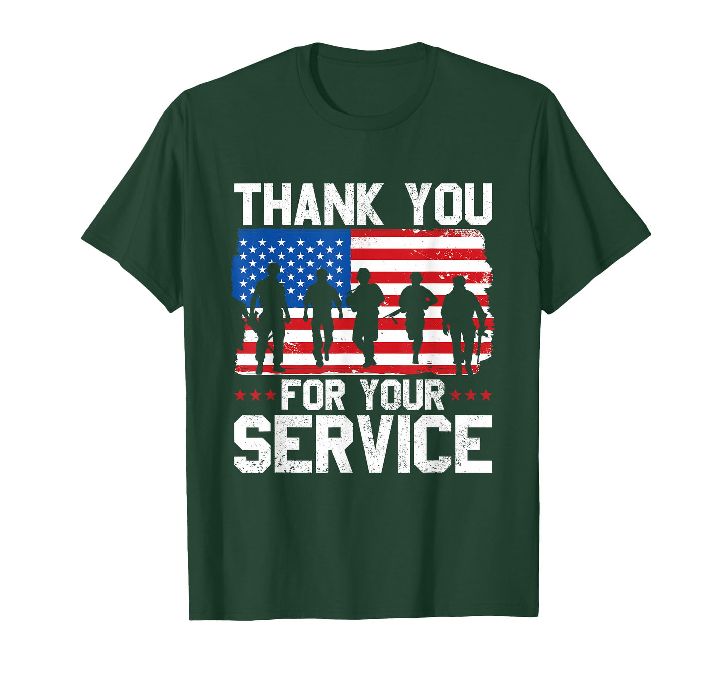 veterans day thank you memorial day us patriotic design T-Shirt