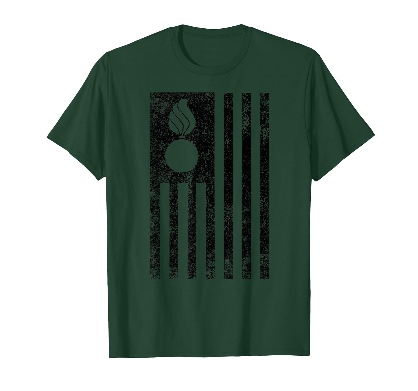 Air Force Ammo Pisspot American Flag Distressed T-Shirt