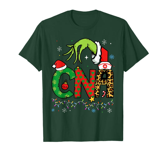 CNA Christmas Certified Nursing Assistant Xmas Party CNA T-Shirt