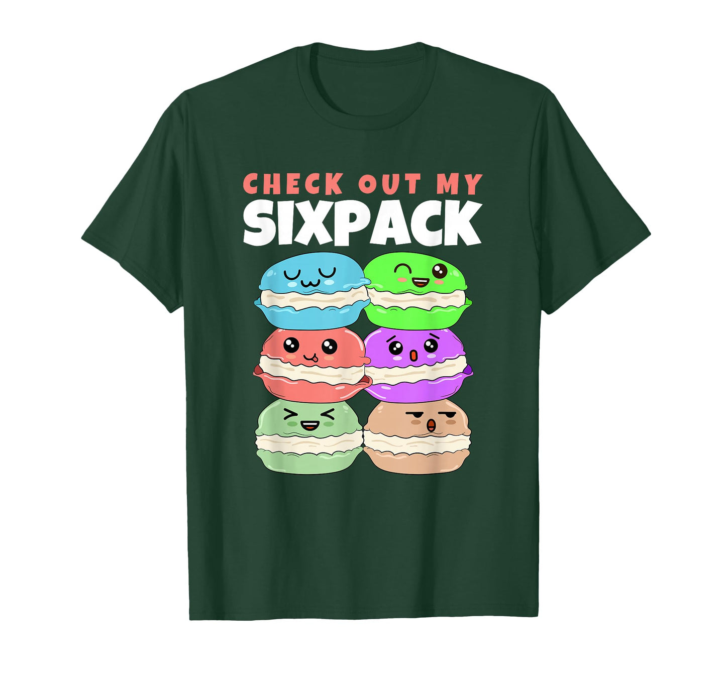 Check Out My Sixpack Macaron Macarons T-Shirt