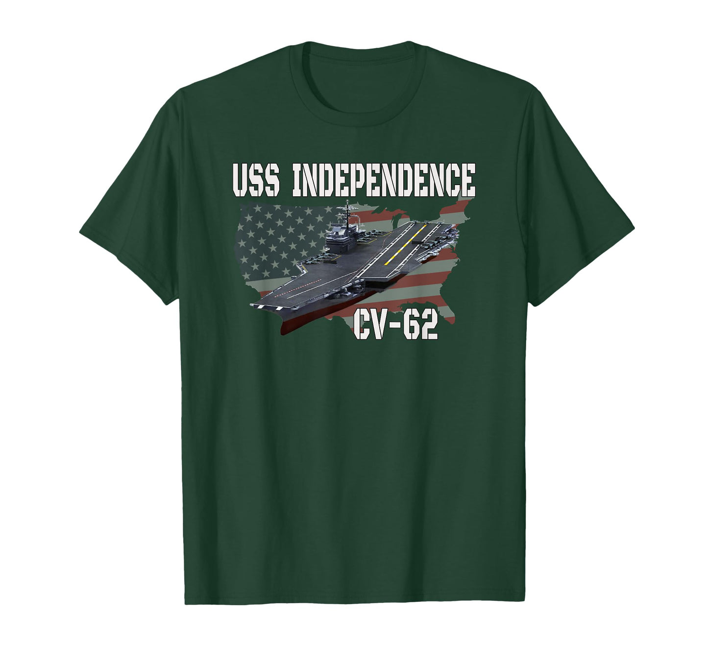 USS Independence CV-62 Aircraft Carrier Veterans Day T-Shirt