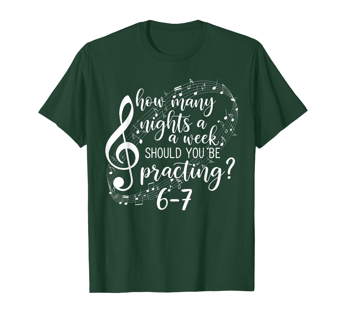 Six Seven Slang Music Teacher 6 7 Funny Number 67 Meme T-Shirt