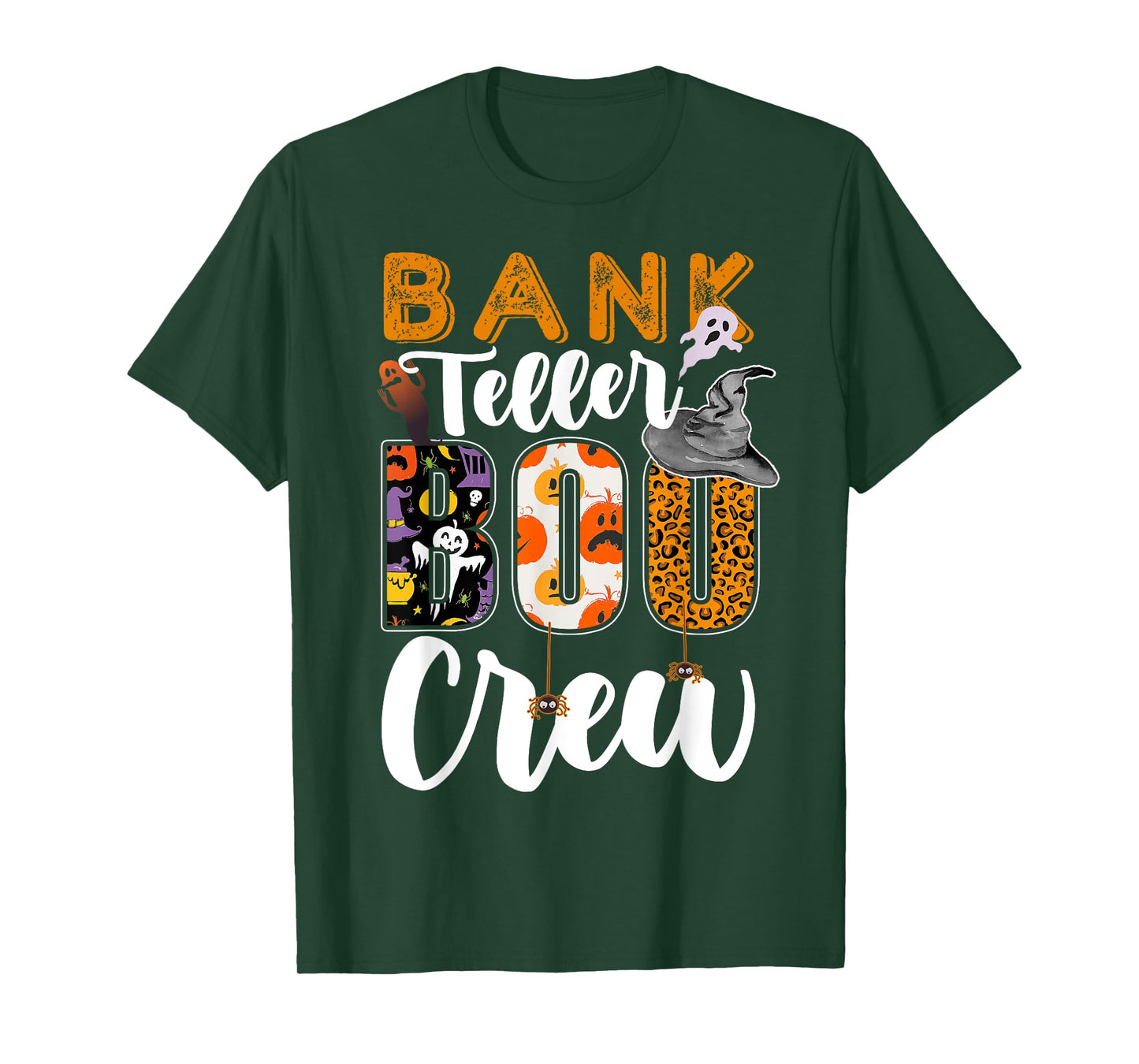Bank Teller Boo Crew Halloween Matching Banker T-Shirt