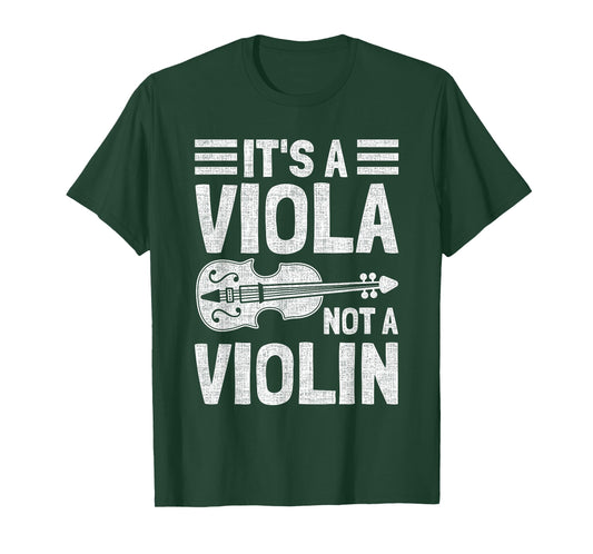 Funny Viola Art For Men Women Violin Lover Violinist Music T-Shirt