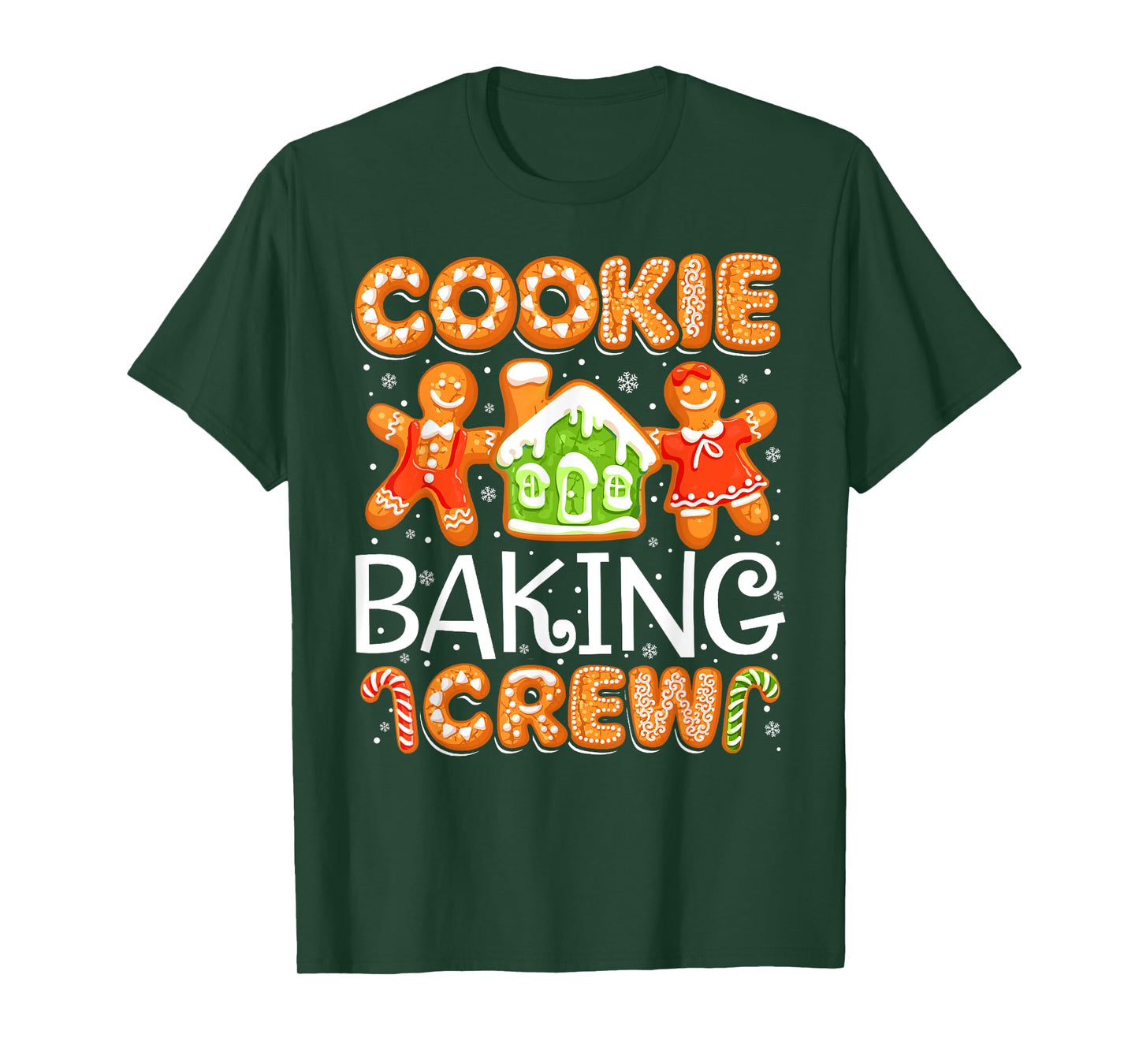 Christmas Cookie Baking Crew Baker Funny Pajamas Family Xmas T-Shirt