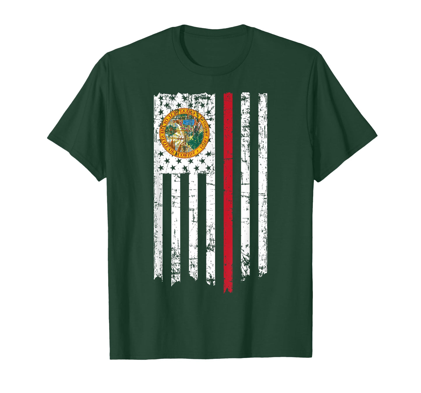 Florida American Flag T-Shirt T-Shirt