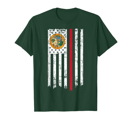 Florida American Flag T-Shirt T-Shirt