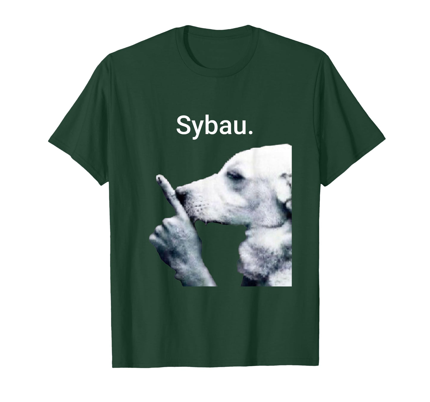 Funny sybau Dog Meme Shush unhinged Meme gen z brainrot T-Shirt