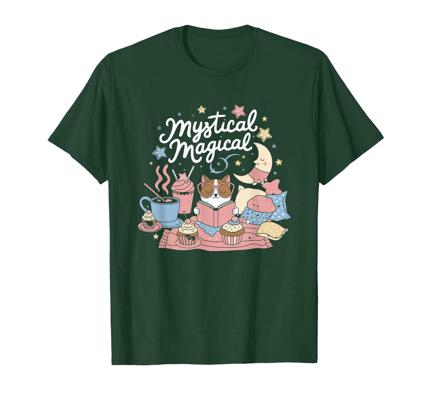 Mystical Magical Tshirt Retro Aesthetic Space Gift Men Women T-Shirt