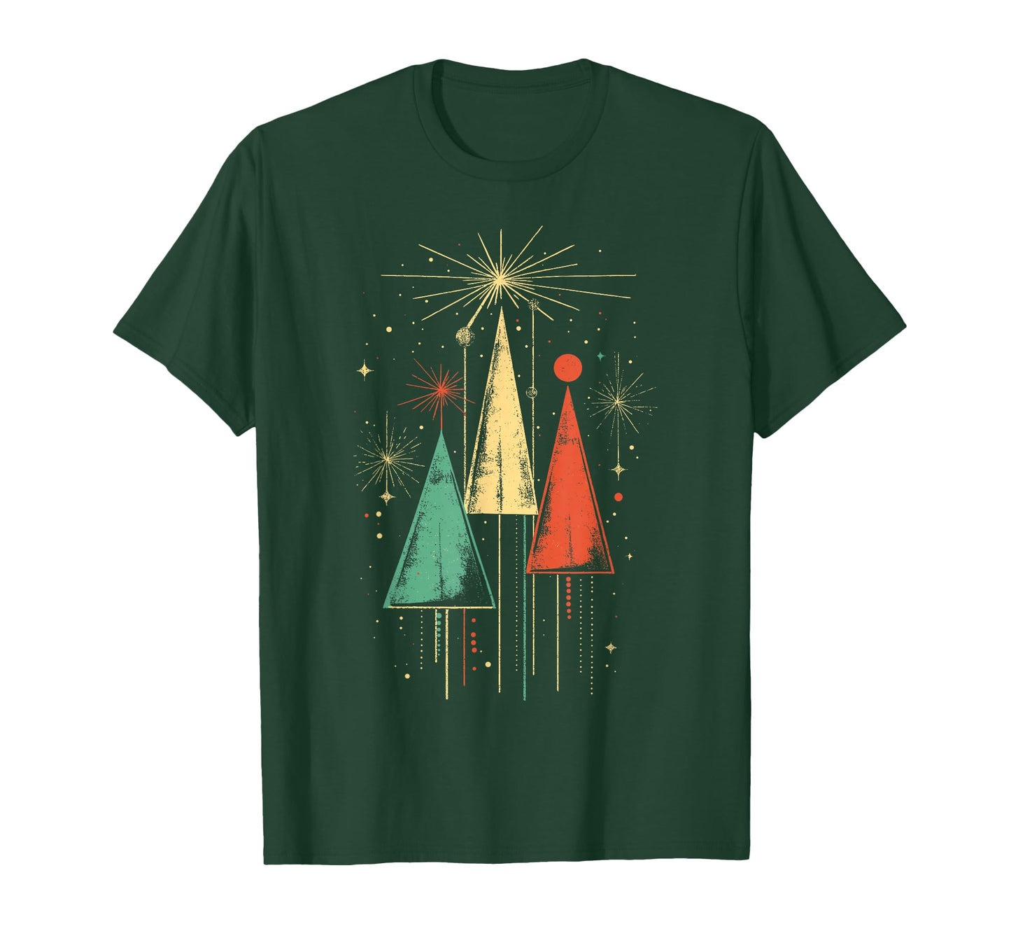 Mid-Century Modern Christmas T-Shirt