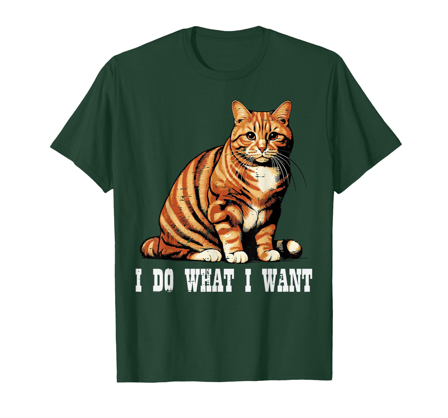 Cat I Do What I Want Funny Kitten Sarcastic Men Women Kids T-Shirt