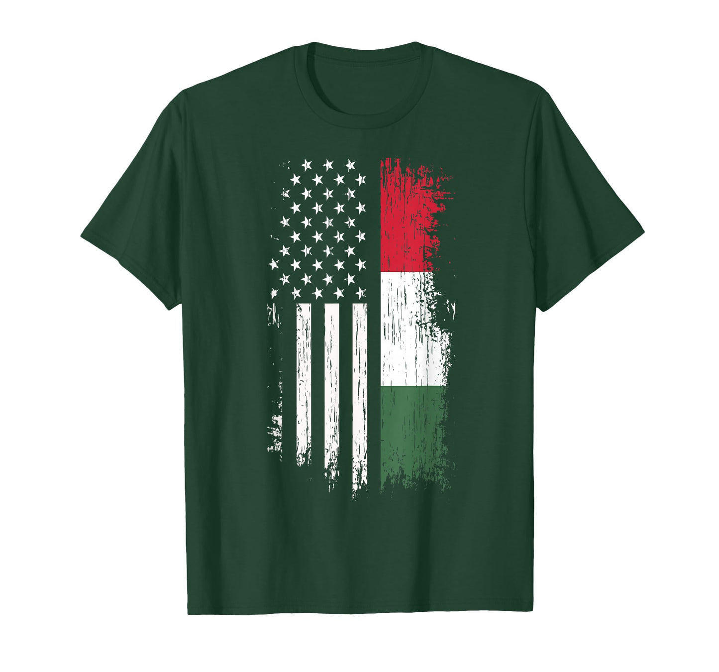 Hungarian American Flag T-Shirt - Pride Hungary USA Shirt T-Shirt