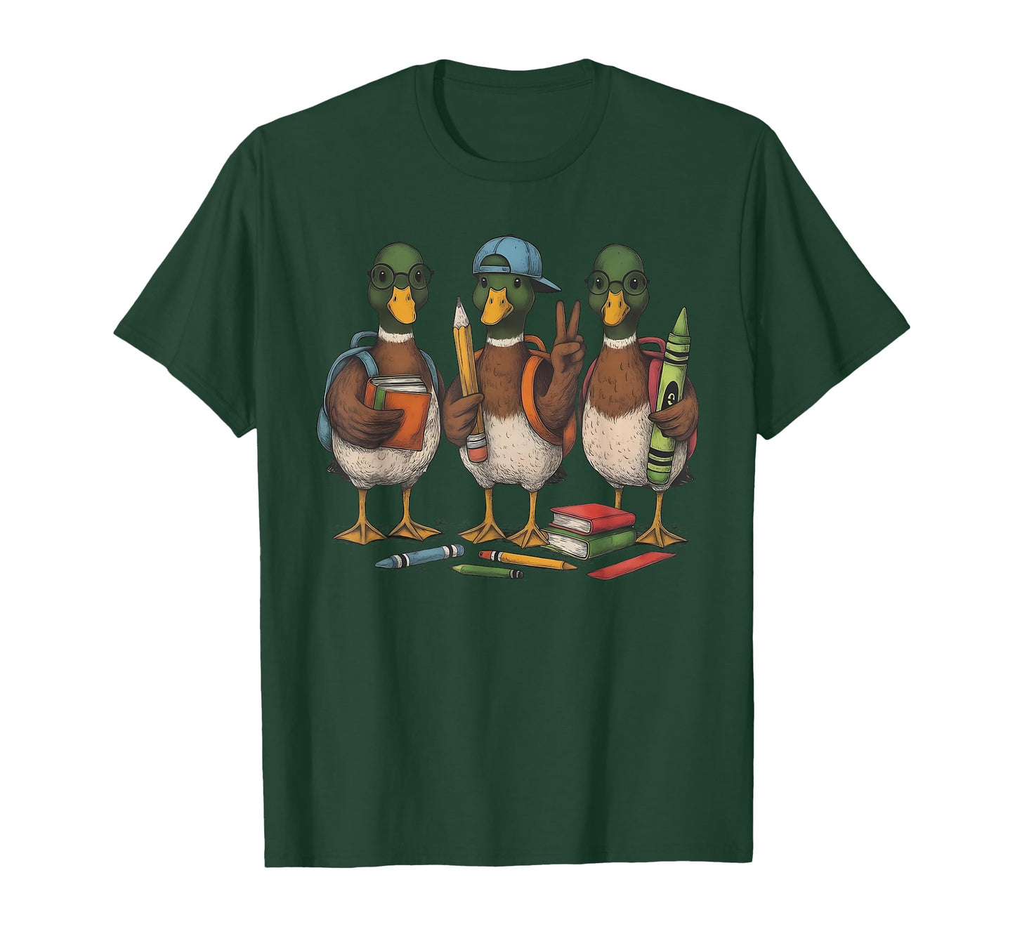 Back for Hunting Season Mallard Duck Hunting Kids Teacher T-Shirt