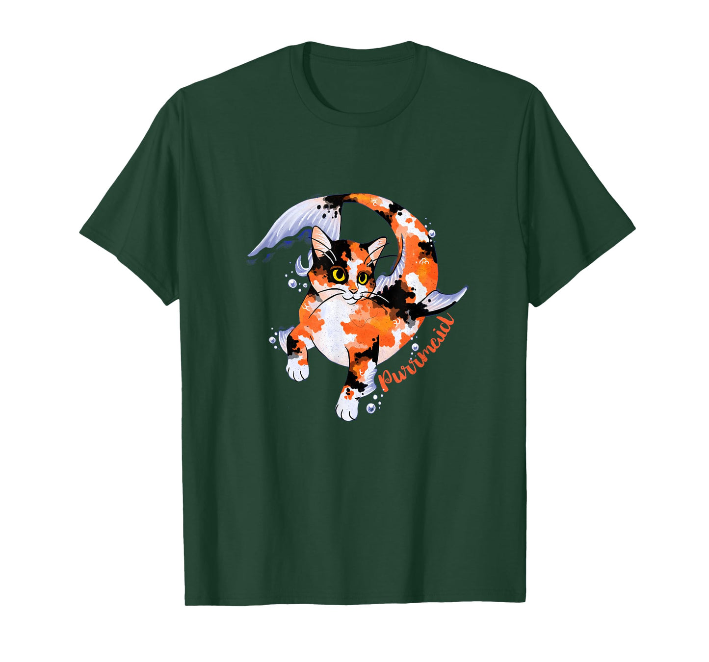 Purrmaid | Funny Mermaid Cat, Mermaiding Kitty T-shirt