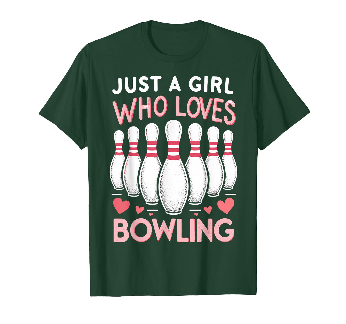 Just A Girl Who Loves Bowling T-Shirt