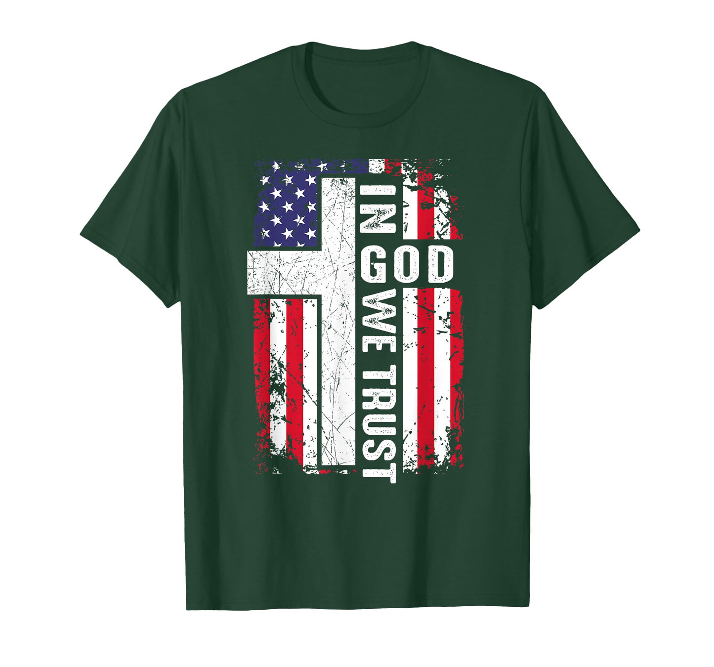 in God We Trust Jesus Lord Patriotic Christian Faith Keep T-Shirt