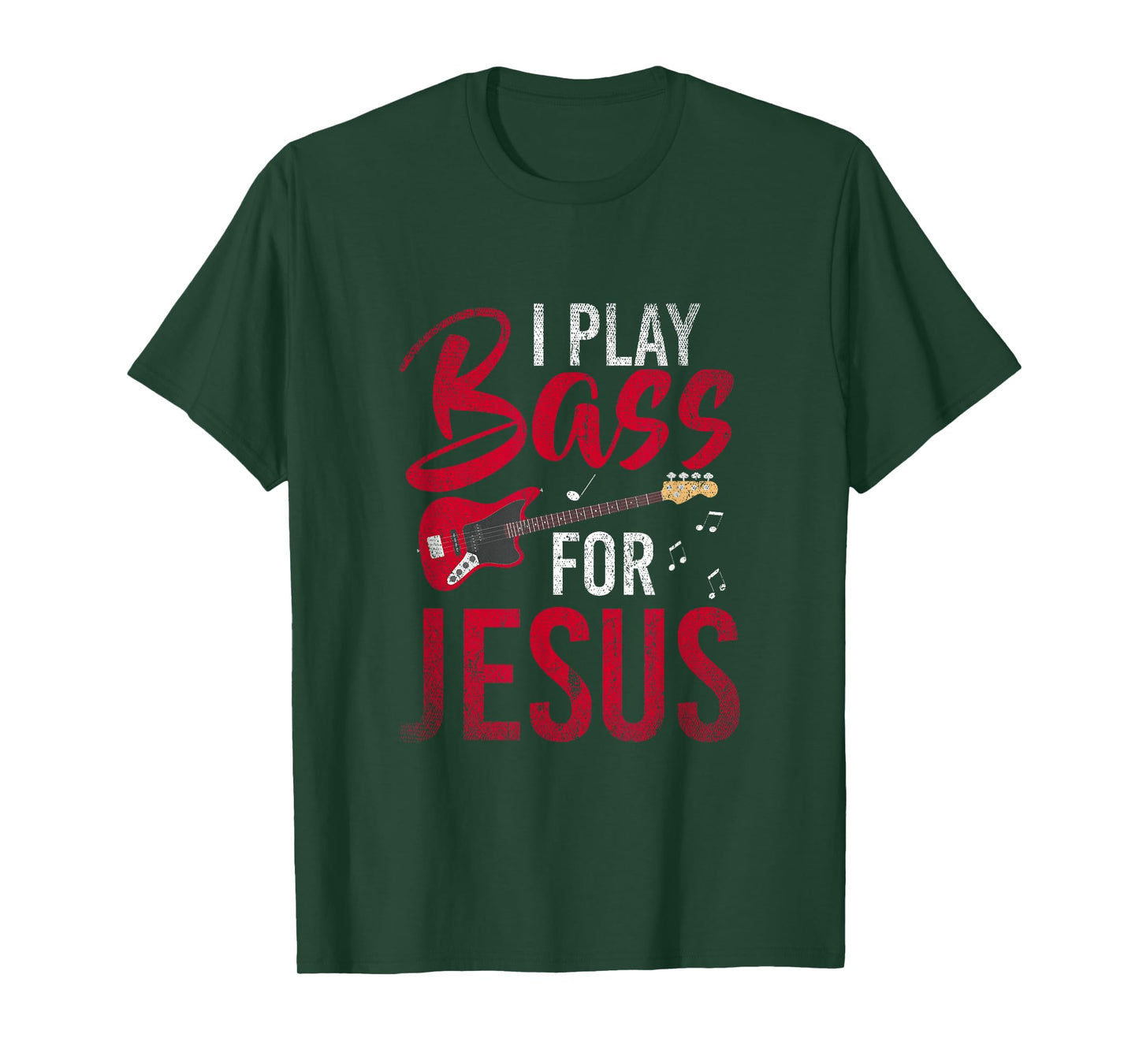 Christian Bassist Bass Player Jesus Bass Guitar T-Shirt