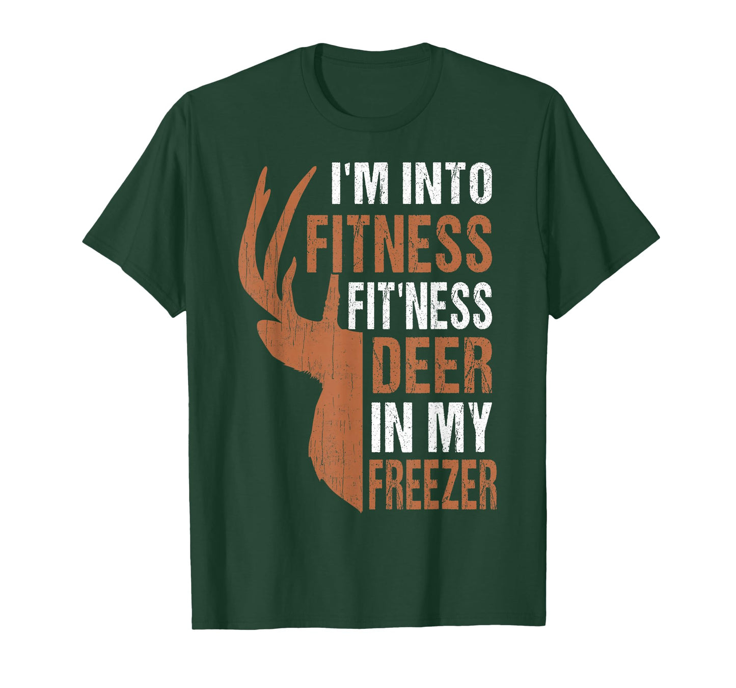 Funny Deer Hunting Dad Fitness Deer Freezer Gag Hunter Gift T-Shirt