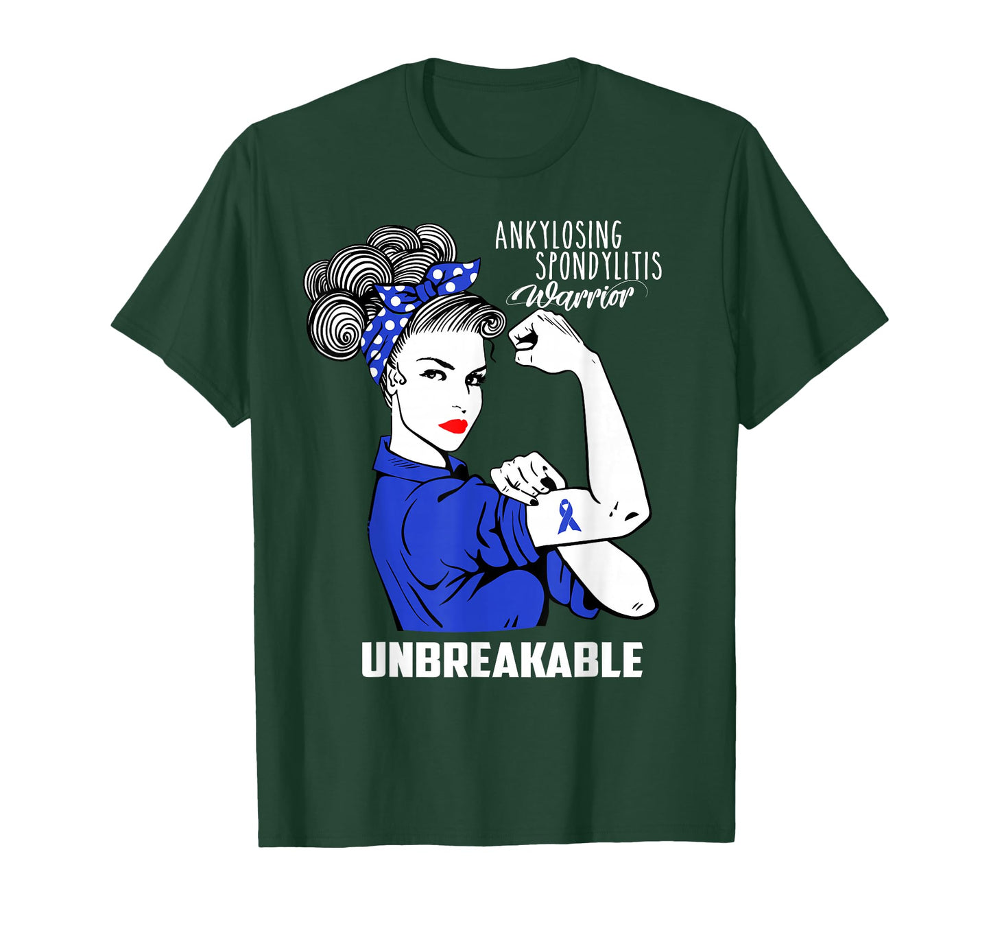 Ankylosing Spondylitis Warrior Unbreakable Shirt Awareness T-Shirt