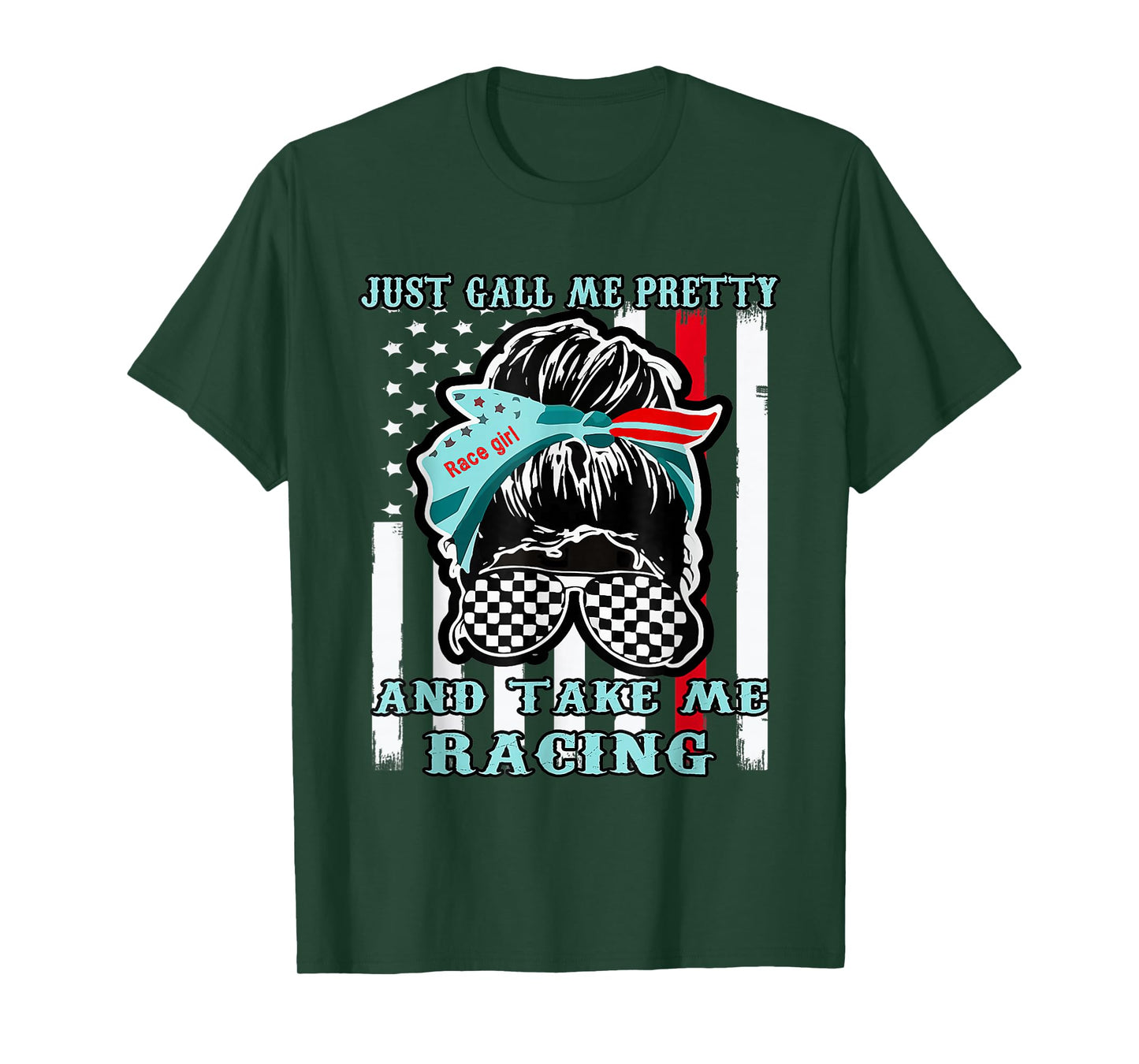 Just Call Me Pretty Race Girl And Take Me Racing T-Shirt