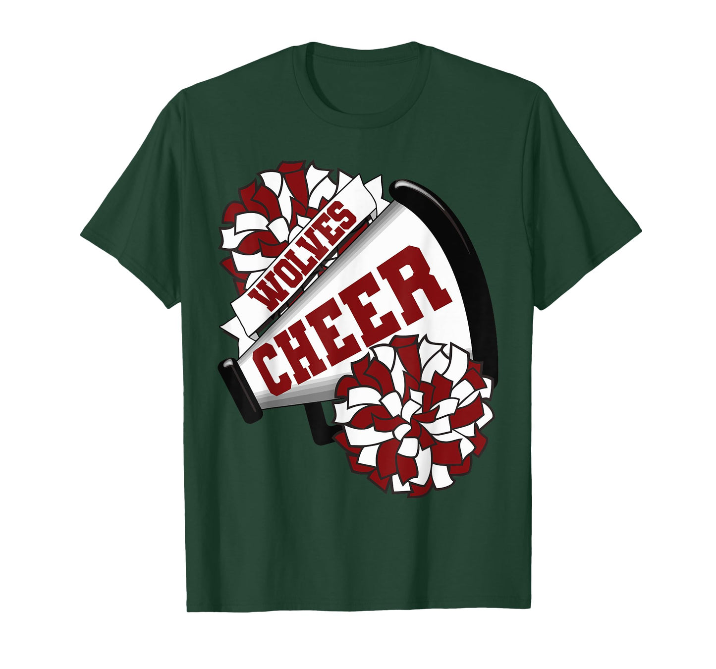 Wolves Cheer Back To School Cheerleading Spirit M T-Shirt