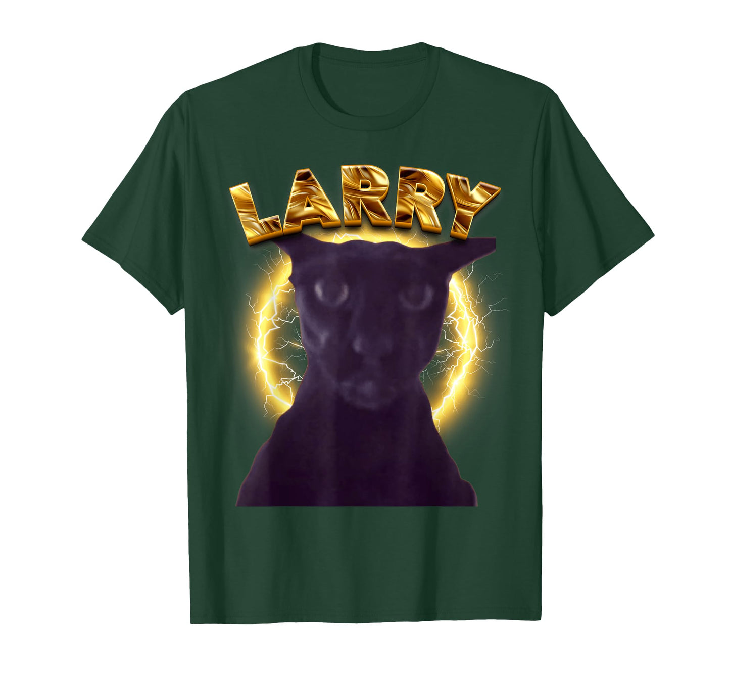 Evil Larry Meme Larry Cat Meme Cursed Memes Brainrot Memes T-Shirt