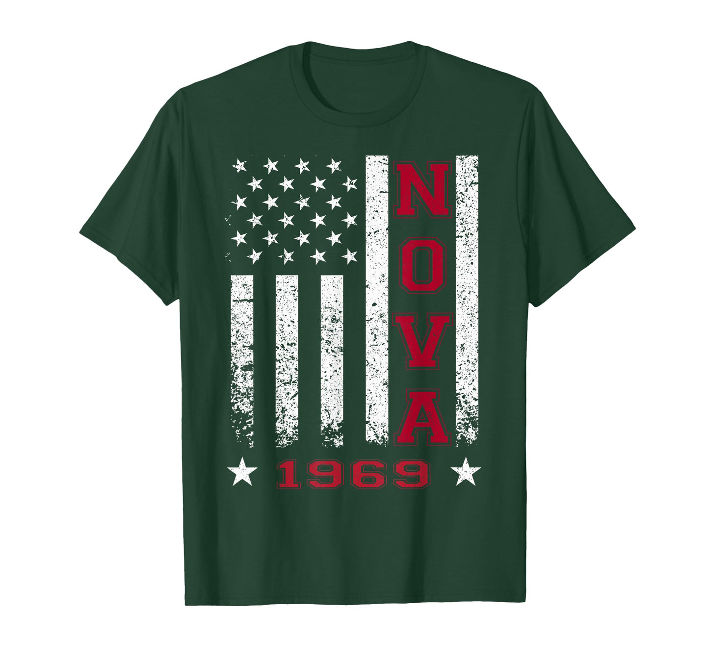 Jersey Style Nova 69 1969 Classic Old School Muscle Car T-Shirt