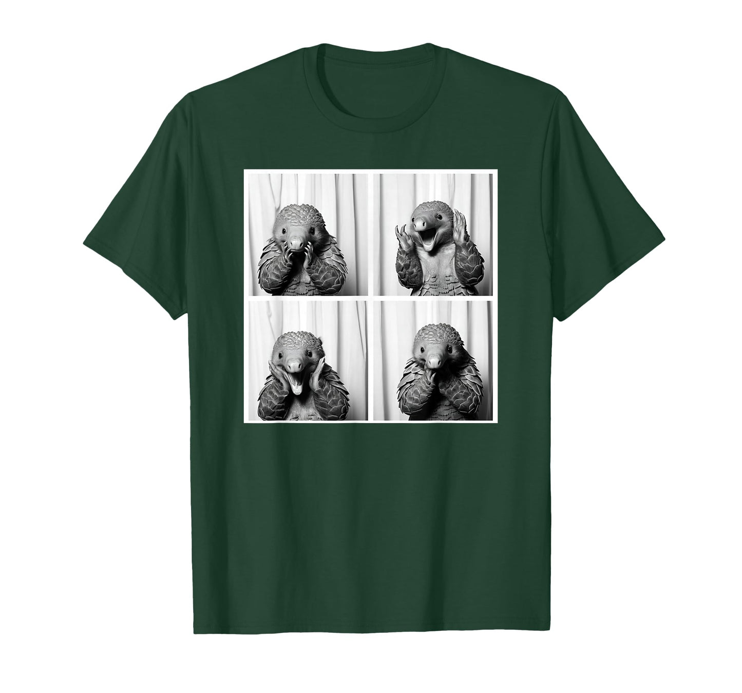 Funny Pangolin Face Portrait Love Pangolins Weird Animal T-Shirt