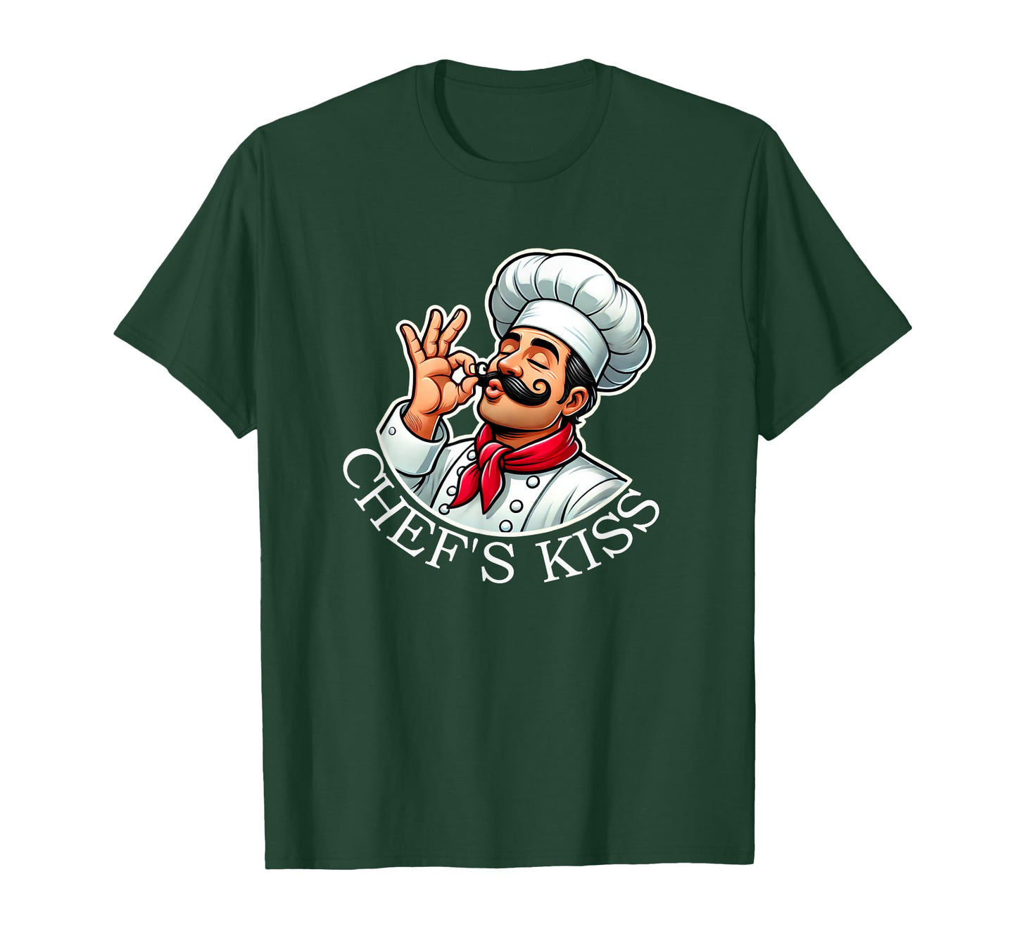 Chef's Kiss Cook Meme Delicious Perfect Retro Vintage Adults T-Shirt