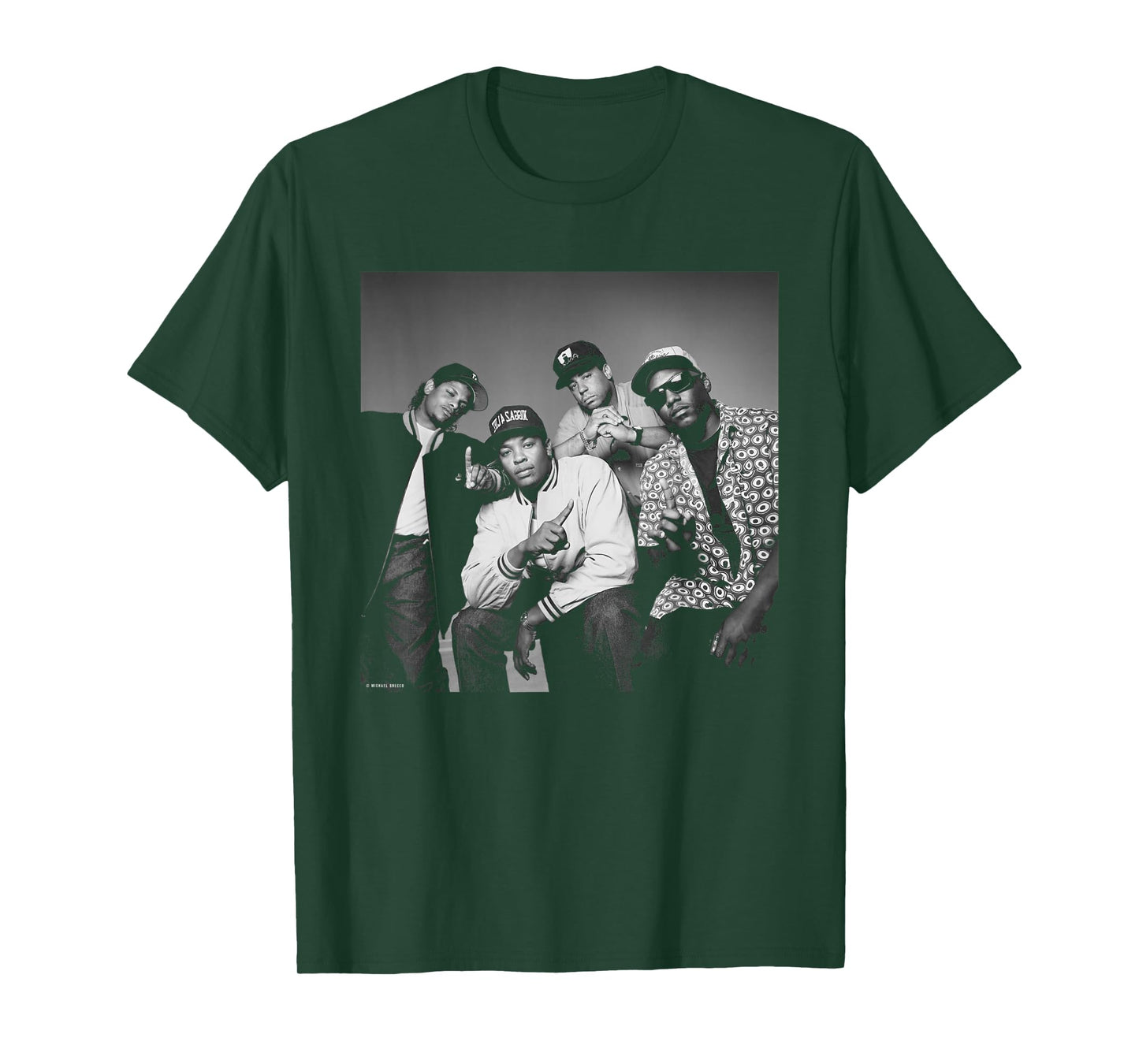 Easy-E Dr Dre DJ Yella MC Ren NWA by Michael Grecco T-Shirt