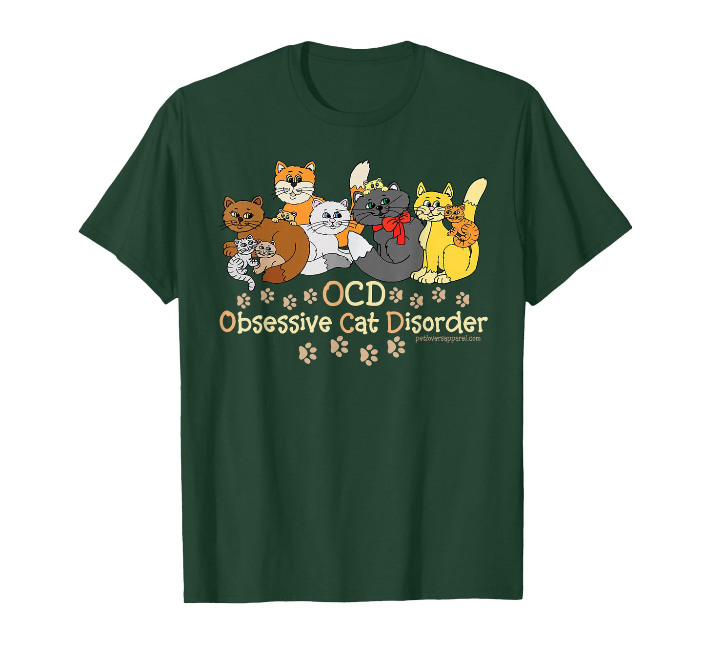 OCD Cat Disorder T-Shirt T-Shirt