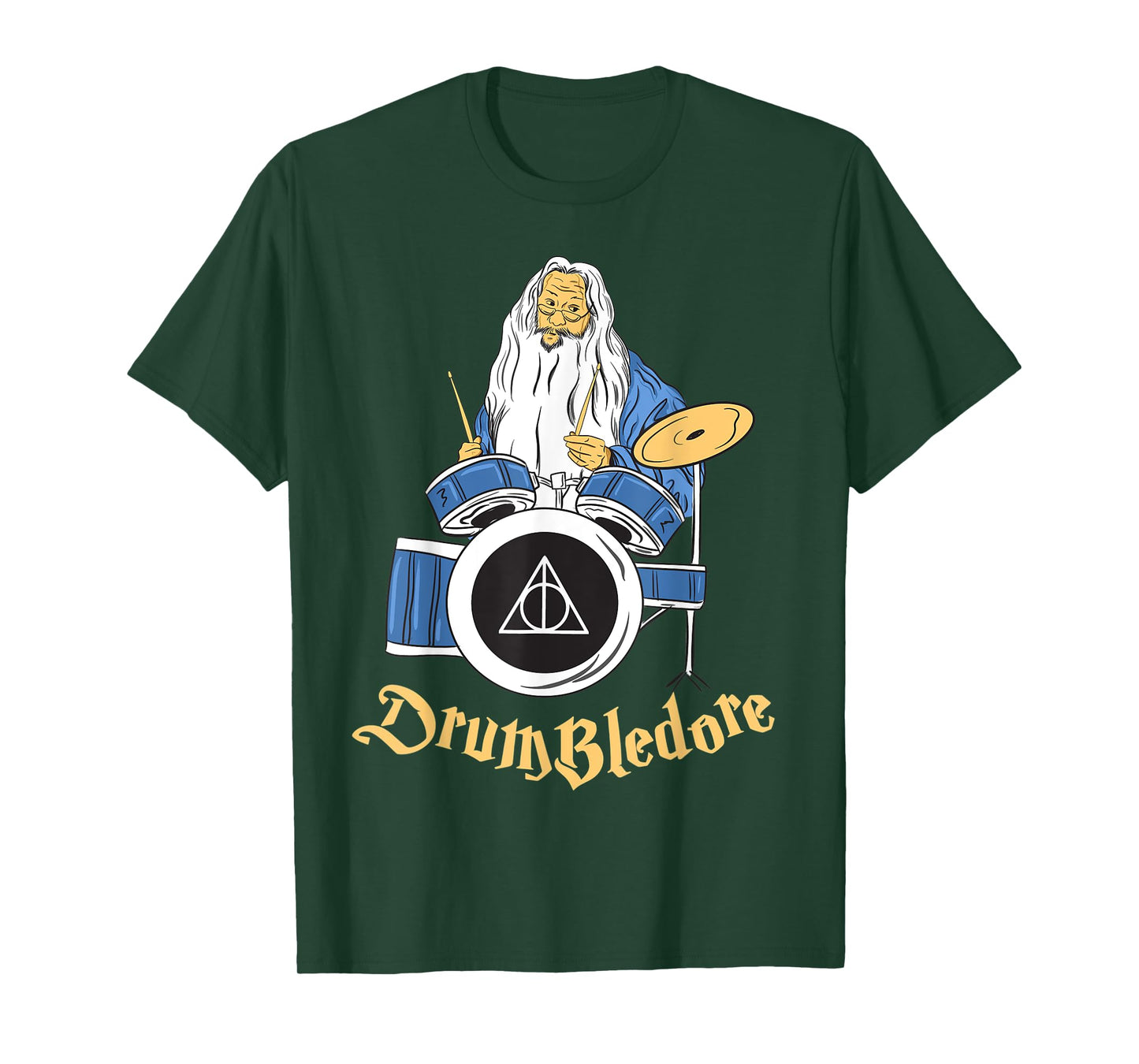 Drumbledor - drummer magician drums funny movie sayings T-Shirt