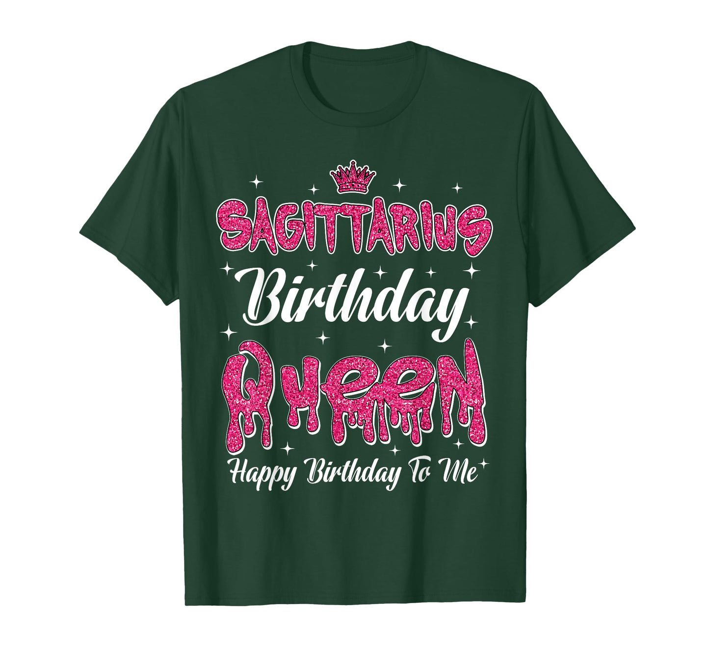 Sagittarius Birthday Queen Happy Birthday Women Girl Zodiac T-Shirt