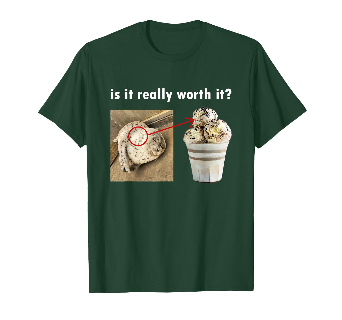 is It Really Worth It Silly Seal Meme T-Shirt