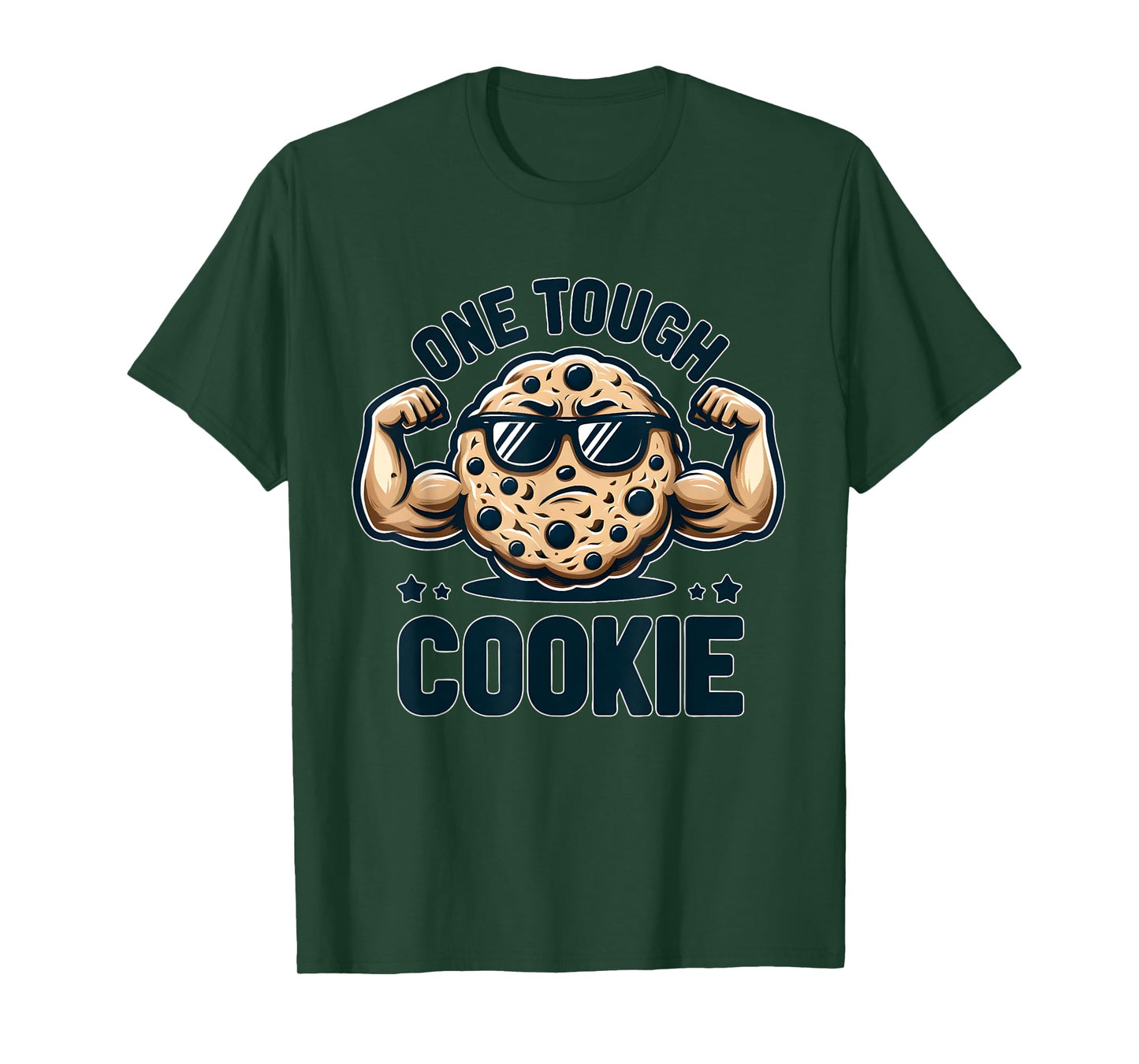 Baking Team One Tough Cookie Funny Chocolate Chip T-Shirt
