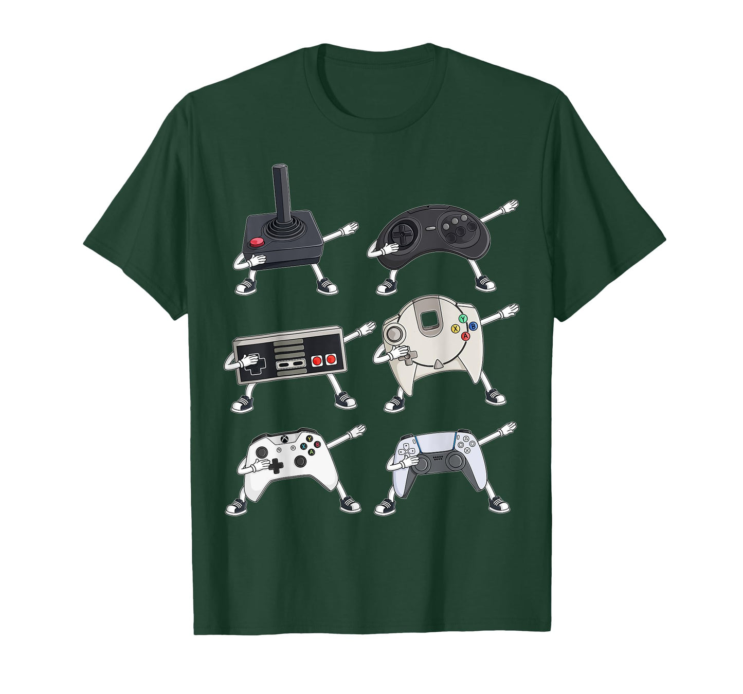 Dabbing Video Gamer Controllers Funny Boys Kids Gamer Dab T-Shirt