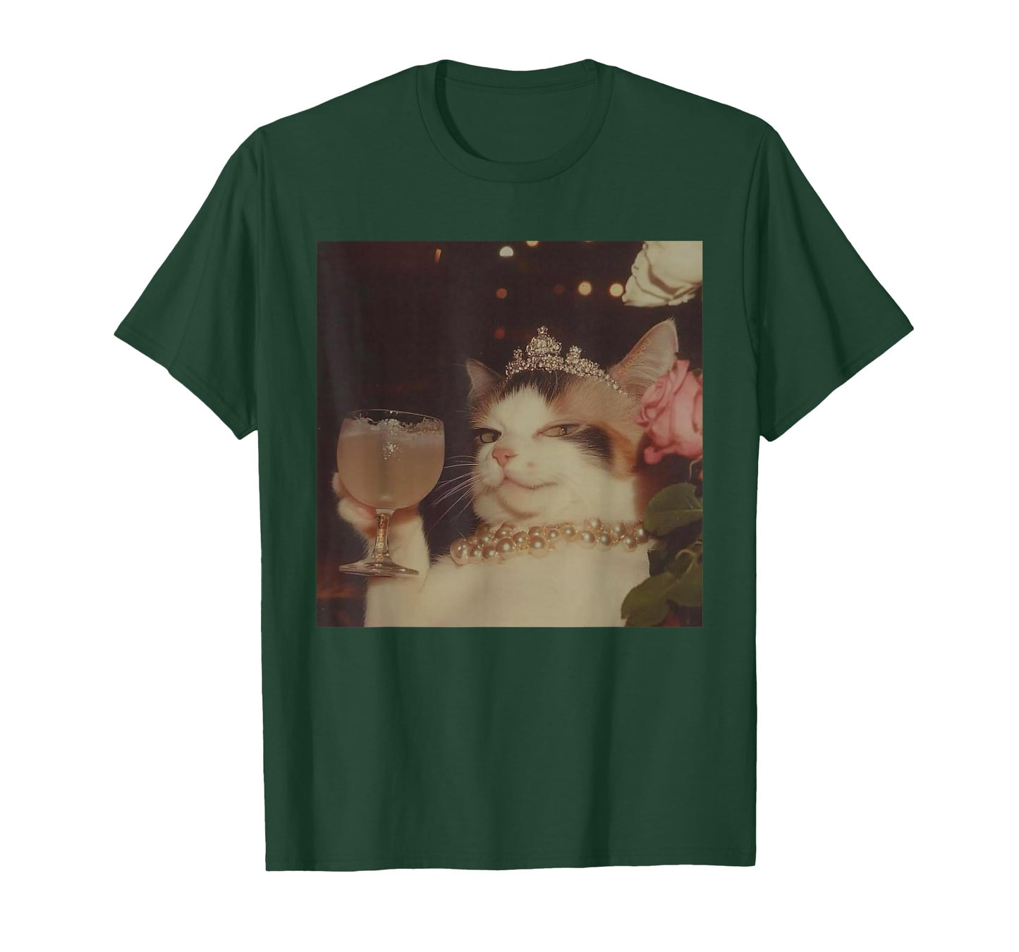 Sassy Princess Cat Retro Meme Design T-Shirt