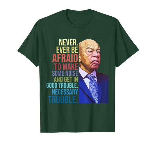 Vintage Get in Trouble Good-Trouble Necessary John-Lewis T-Shirt