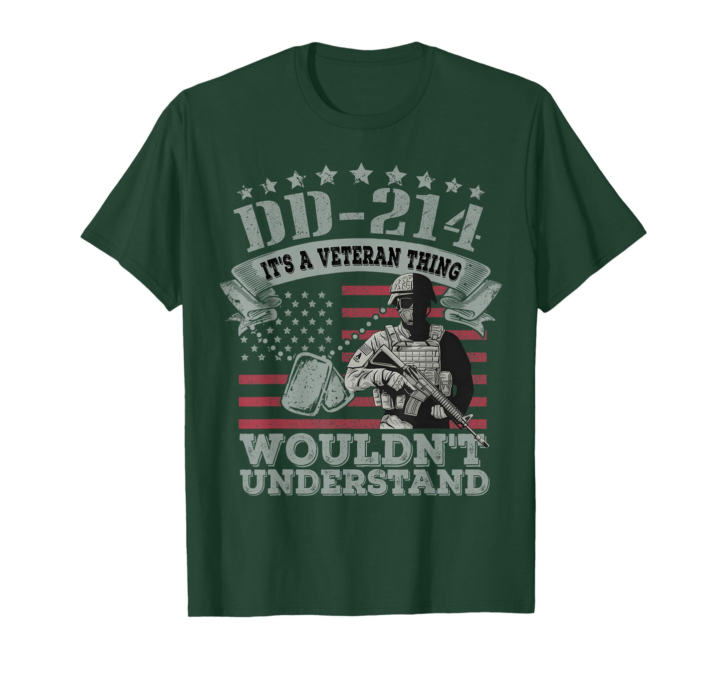 DD-214 It's A Veteran For Men Vintage Veteran T-Shirt