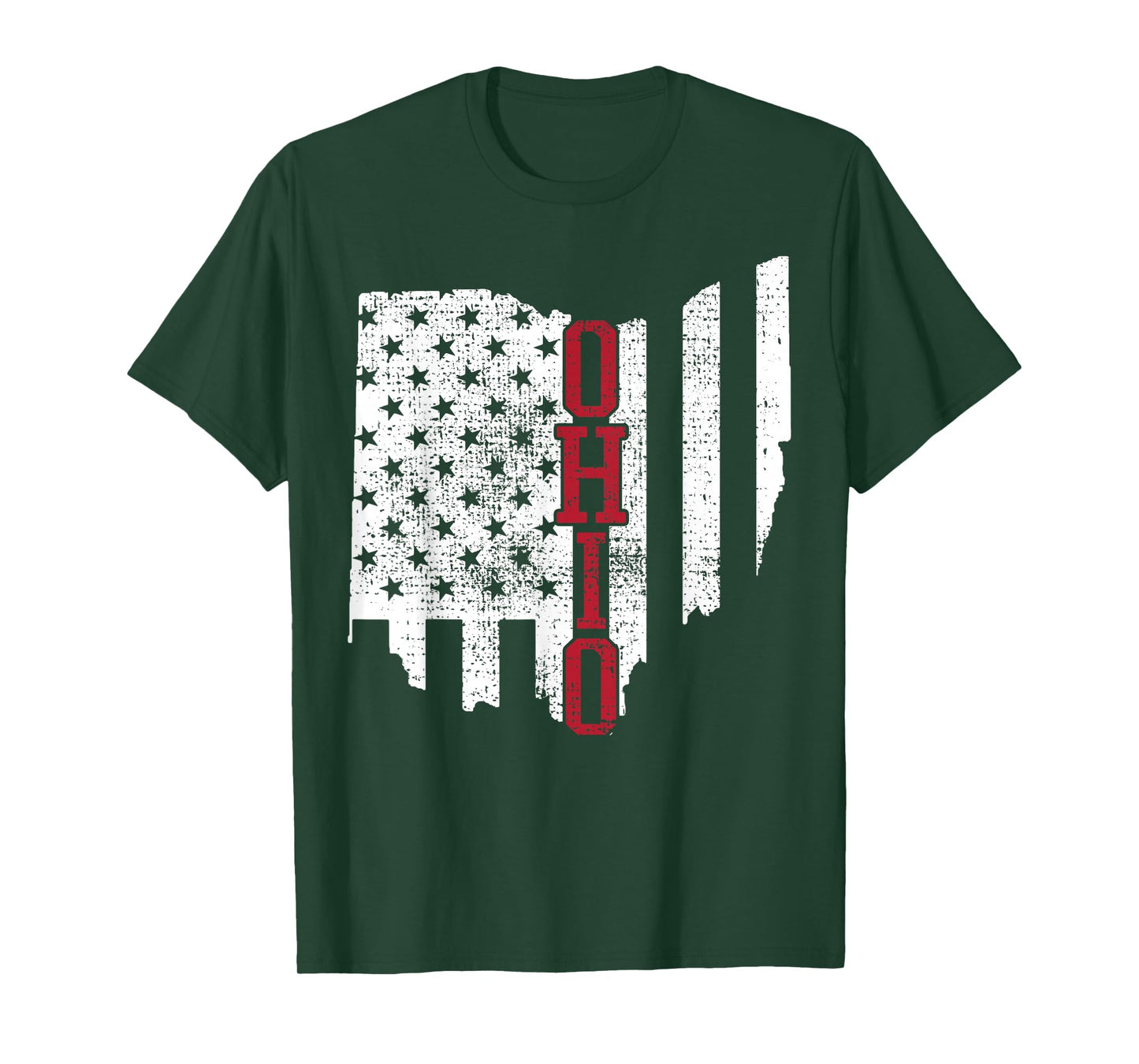 4th of July Ohio USA US Flag States Vintage T-Shirt