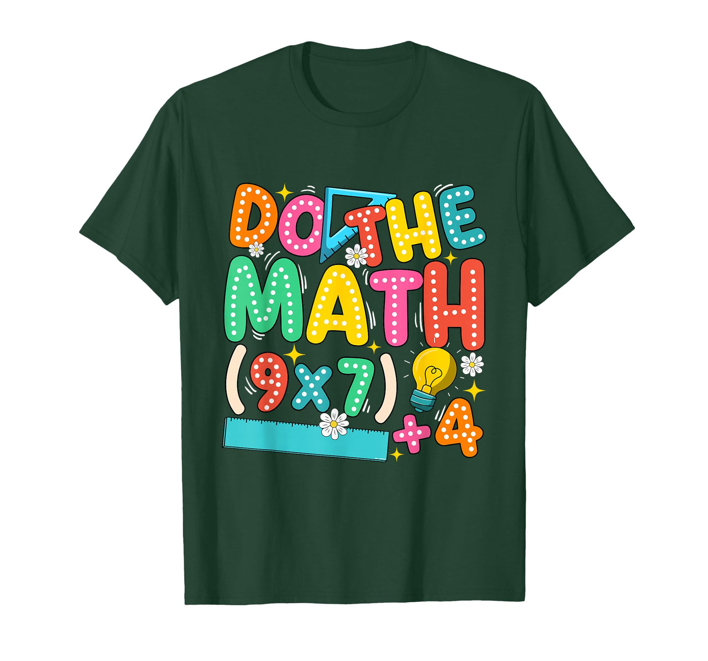 Do The Math 67 Meme Funny Six Seven Teacher T-Shirt