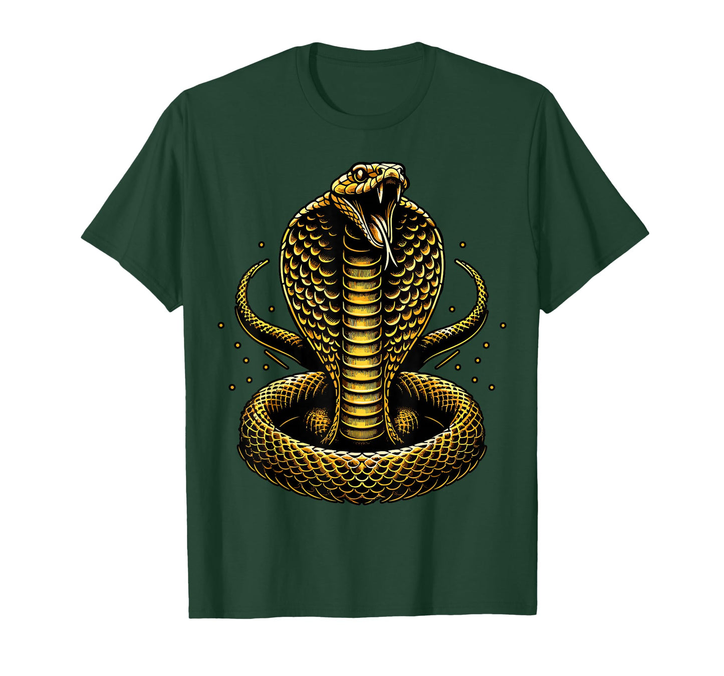 Golden Cobra Snake T-Shirt