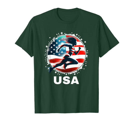 USA Team Track and Field Shirt Men Women Kids Track & Field T-Shirt