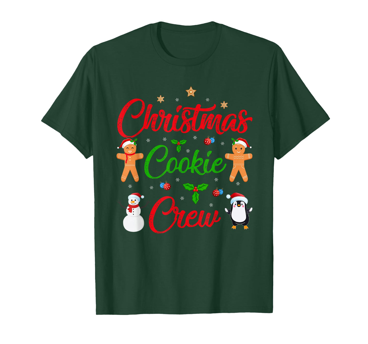 Christmas Cookie Crew Family Baking Team Baker Holiday Xmas T-Shirt