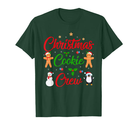 Christmas Cookie Crew Family Baking Team Baker Holiday Xmas T-Shirt