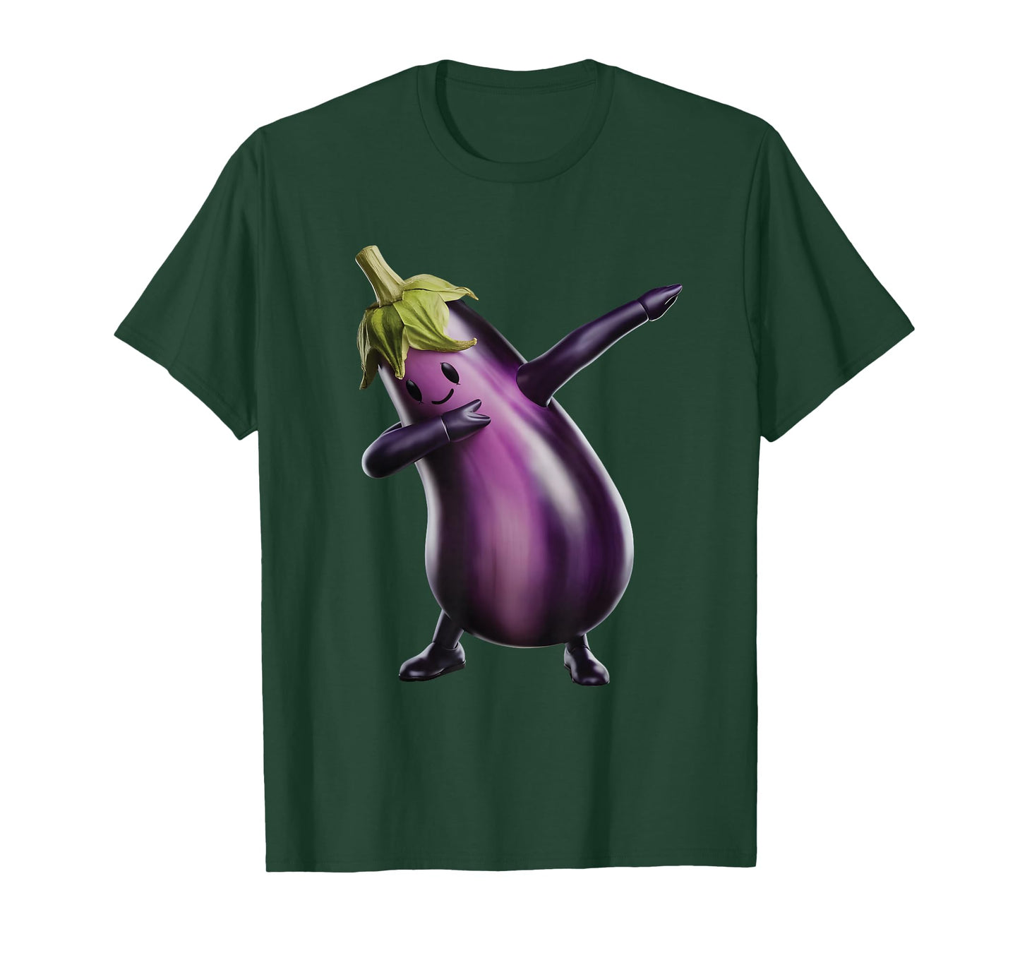 Eggplant Dabbing T-Shirt