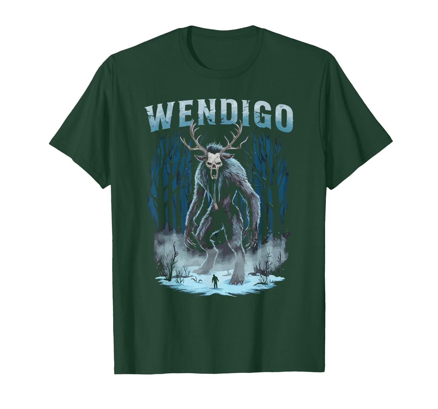 Wendigo Monster Legendary Creature Cryptozoology Cryptid T-Shirt