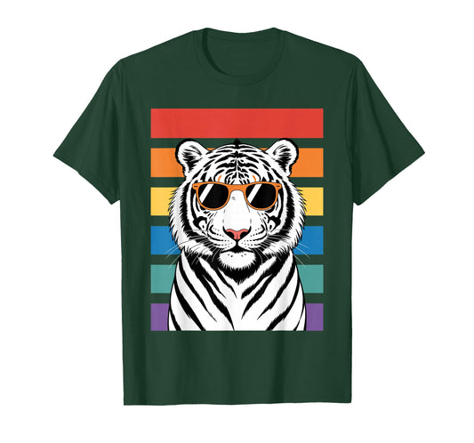 Cool Tiger Costume for Men Women Kids Pattern Tiger Lover T-Shirt